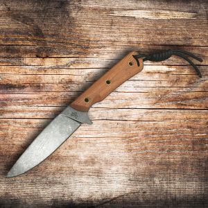 Smith & Sons Comanche Darkened Fixed Blade, Natural G10 Hunting Knife